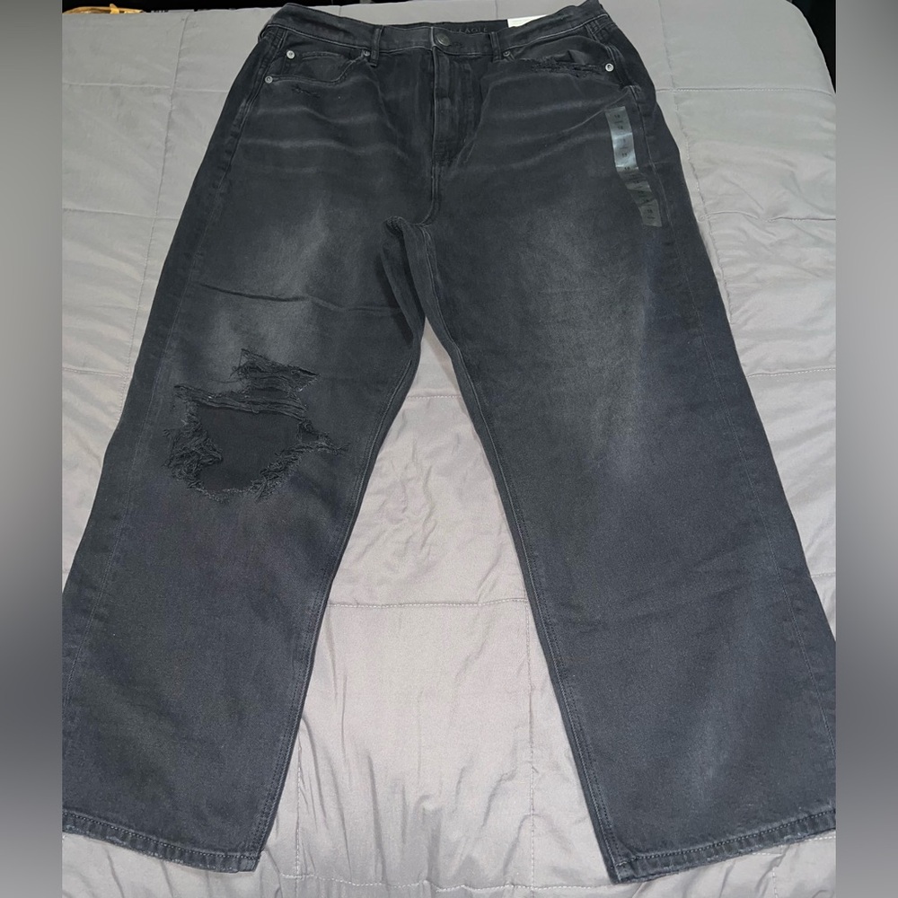 American Eagle Outfitters High Rise Black Jeans - Picture 3 of 6